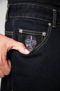 BLOODTIED BAGGY JEANS [DARK NAVY WASH]