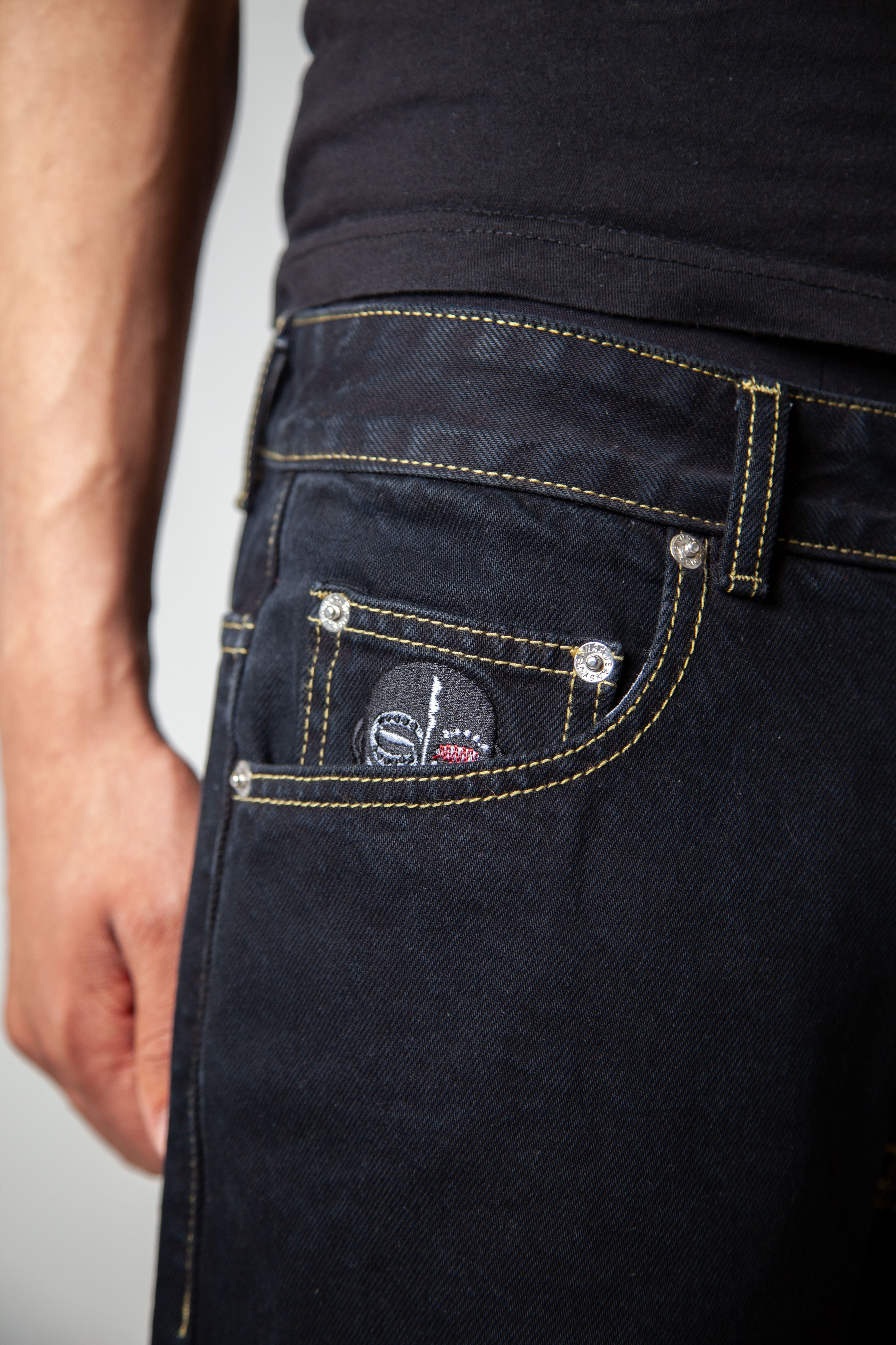 BLOODTIED BAGGY JEANS [DARK NAVY WASH]