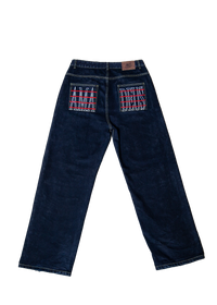 BLOODTIED BAGGY JEANS [DARK NAVY WASH]